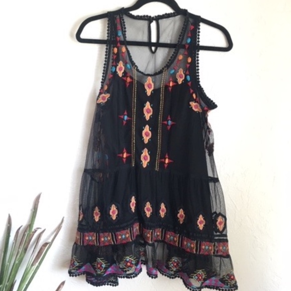 Anthropologie Tops - Anthropologie "HD in Paris" black lace top